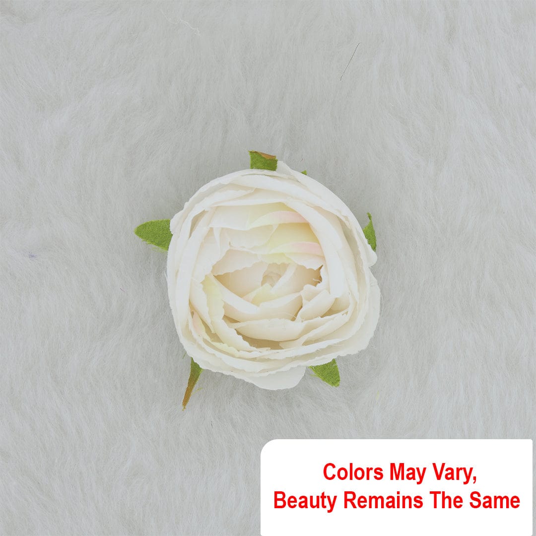 Crafteria Off White Heavy Rose Artificial flowers D15