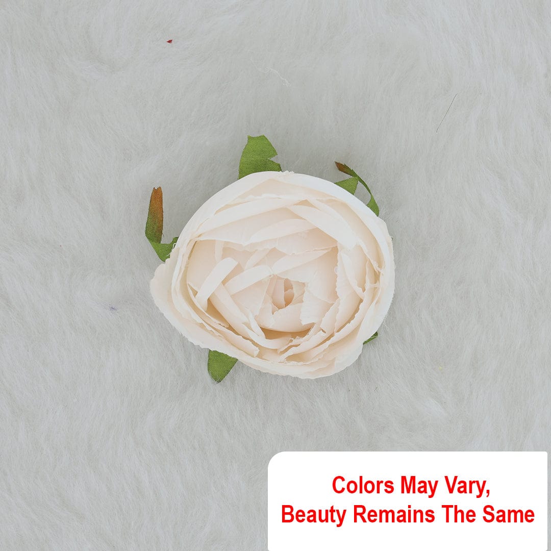 Crafteria Ivory Heavy Rose Artificial flowers D15