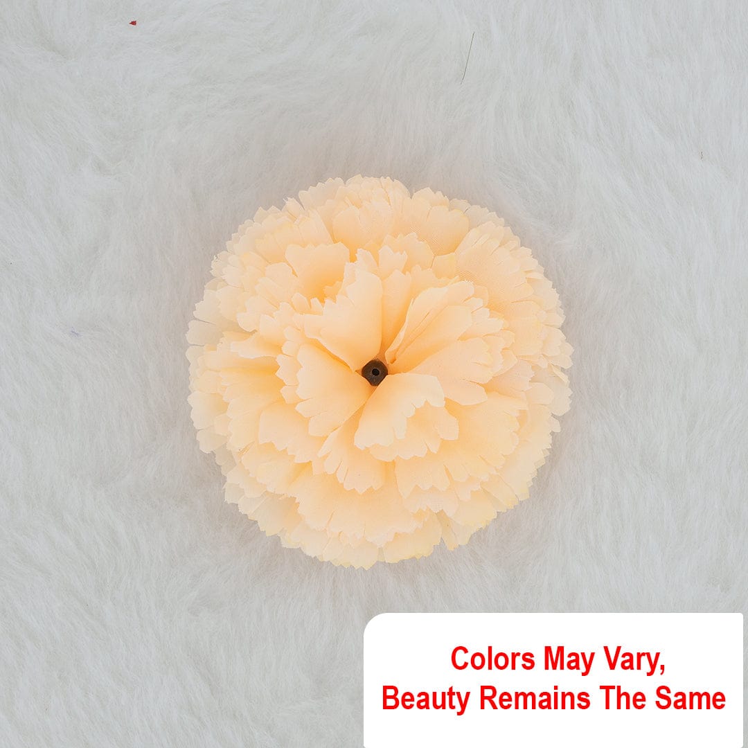Crafteria Peach Carnition Artificial flowers D16