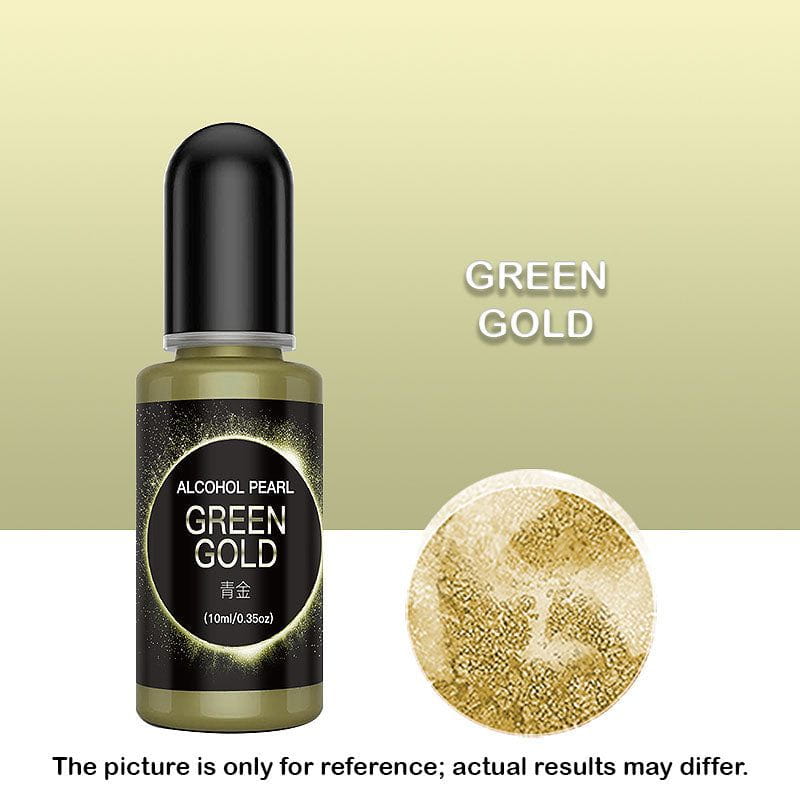 Crafteria GREEN GOLD METALLIC ALCOHOL INK