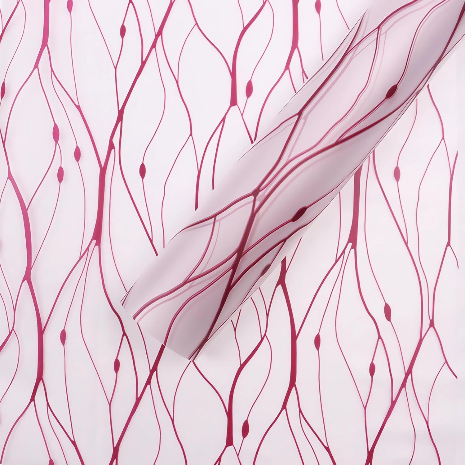Crafteria Red Vine Pattern Bouquet Paper