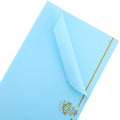 Crafteria Pale Turquoist Plain Color Bouquet Paper (White, Black, Pastel Purple, Olive, Green, Cherry, Pale Turquoise)
