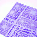 JUST CRAFT IT Blue Multi-color Printed Bouquet Wrapping Paper for Floral Arrangements & DIY Gift Packaging