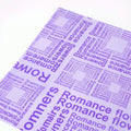 JUST CRAFT IT Dark Purple Multi-color Printed Bouquet Wrapping Paper for Floral Arrangements & DIY Gift Packaging