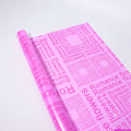 JUST CRAFT IT Rose Pink Multi-color Printed Bouquet Wrapping Paper for Floral Arrangements & DIY Gift Packaging