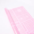 JUST CRAFT IT Baby Pink Multi-color Printed Bouquet Wrapping Paper for Floral Arrangements & DIY Gift Packaging
