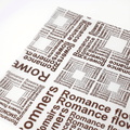 JUST CRAFT IT Brown Multi-color Printed Bouquet Wrapping Paper for Floral Arrangements & DIY Gift Packaging