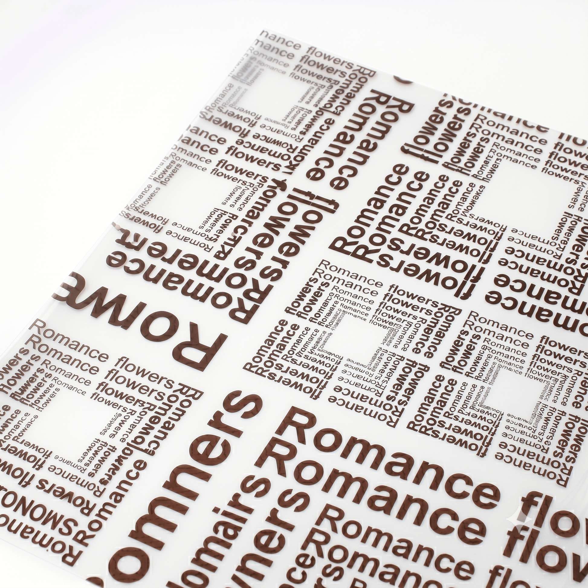 JUST CRAFT IT Brown Multi-color Printed Bouquet Wrapping Paper for Floral Arrangements & DIY Gift Packaging