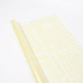 JUST CRAFT IT Pastle Yellow Multi-color Printed Bouquet Wrapping Paper for Floral Arrangements & DIY Gift Packaging