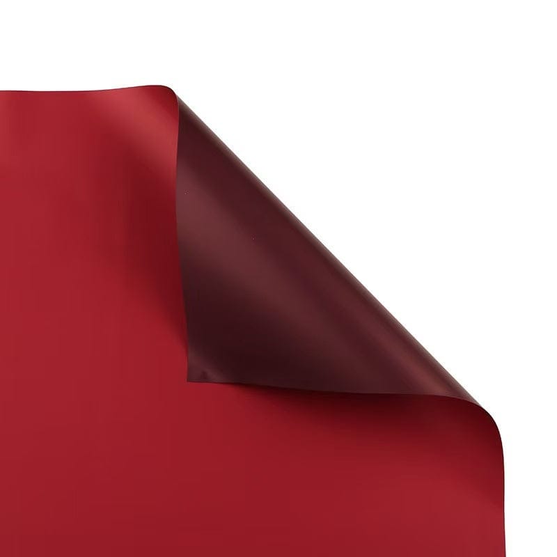 Crafteria Burgundy + Deep Red Double shade Bouquet Paper