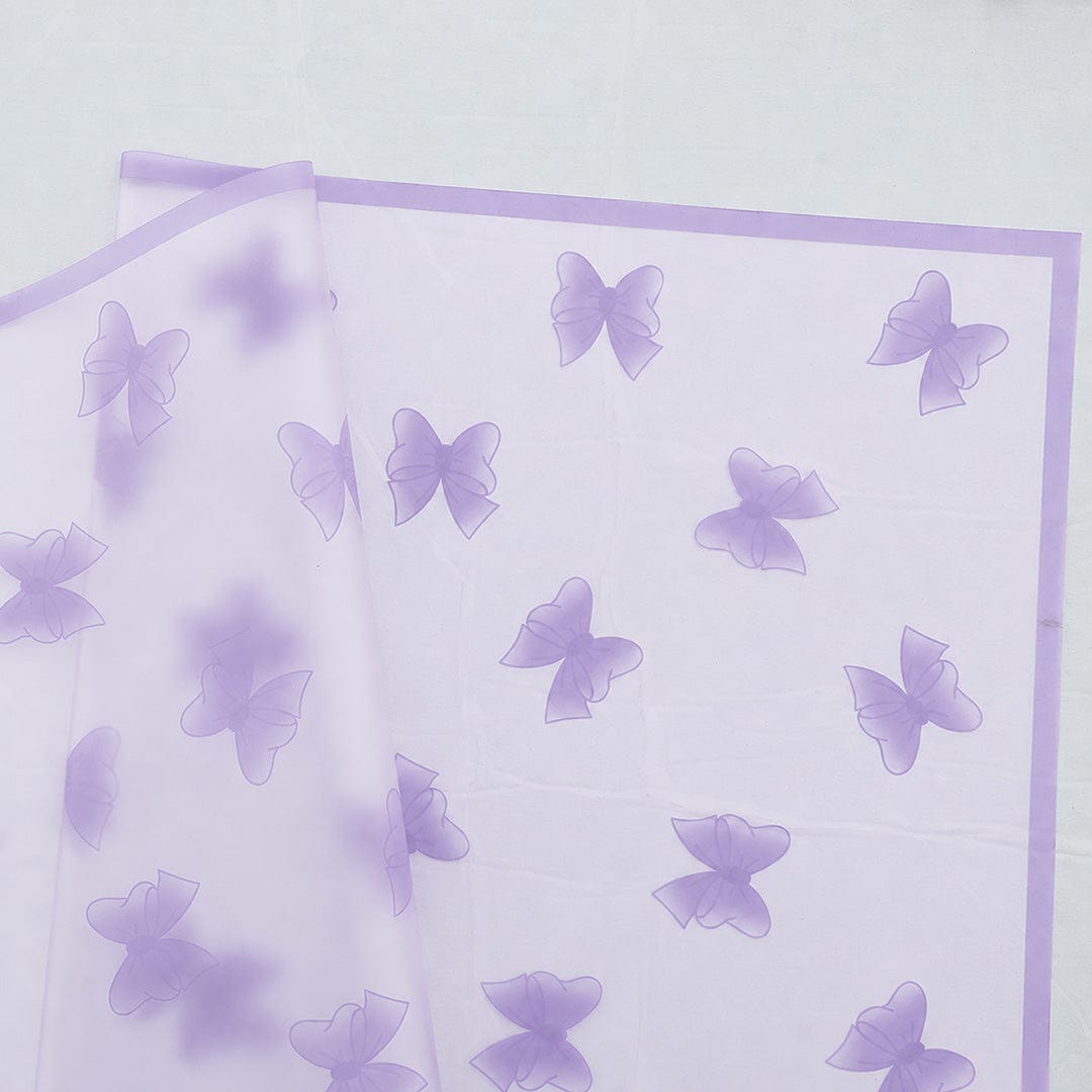 Crafteria Purple Bow Design Bouquet Paper