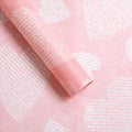 Crafteria Pink Stiped Heart Korean Heart