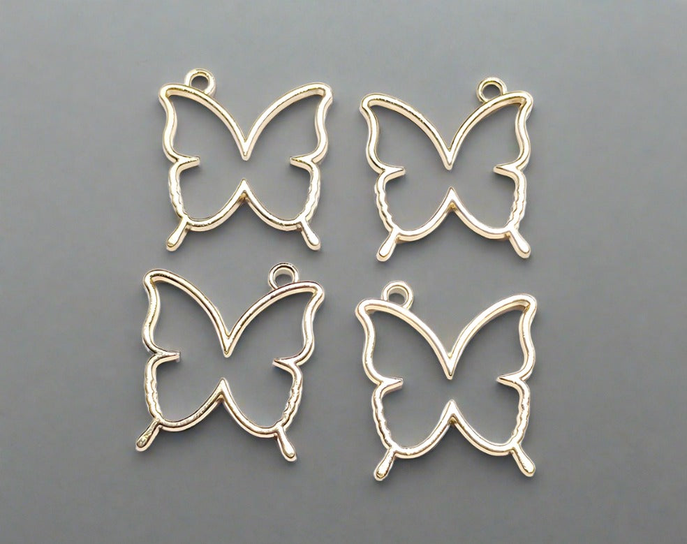 Crafteria GOLD BUTTERFLY BEZELS