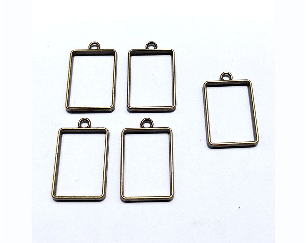 Crafteria ANTIQUE RECTANGLE BEZELS