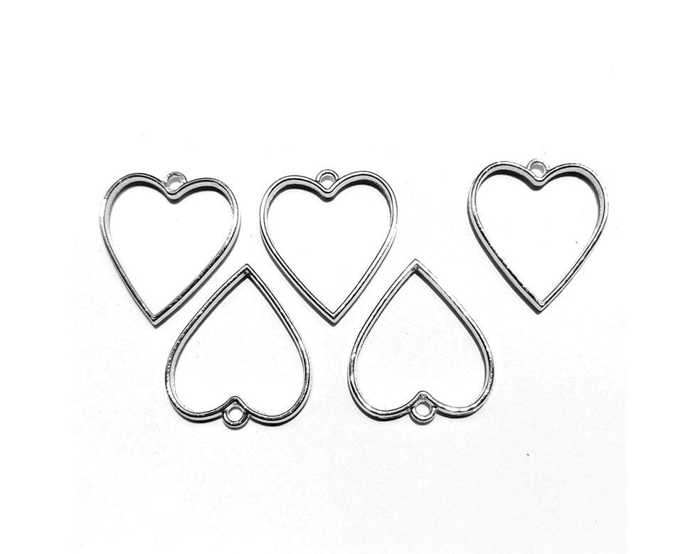 Crafteria SILVER HEART BEZELS