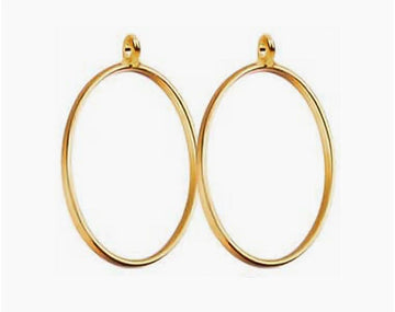 Crafteria GOLD OVAL BEZELS