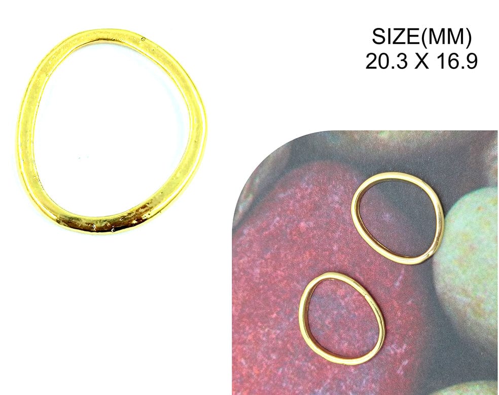 My Store BEZELS GOLD PEBBLE PENDANT BEZELS BZ113
