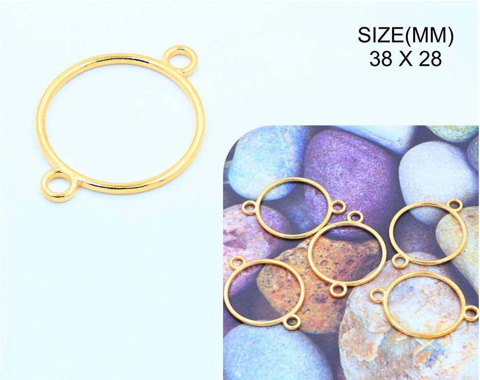 My Store BEZELS GOLD ROUND RAKHI & BRACELET BEZELS