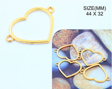 My Store BEZELS GOLD HEART RAKHI & BRACELET BEZELS