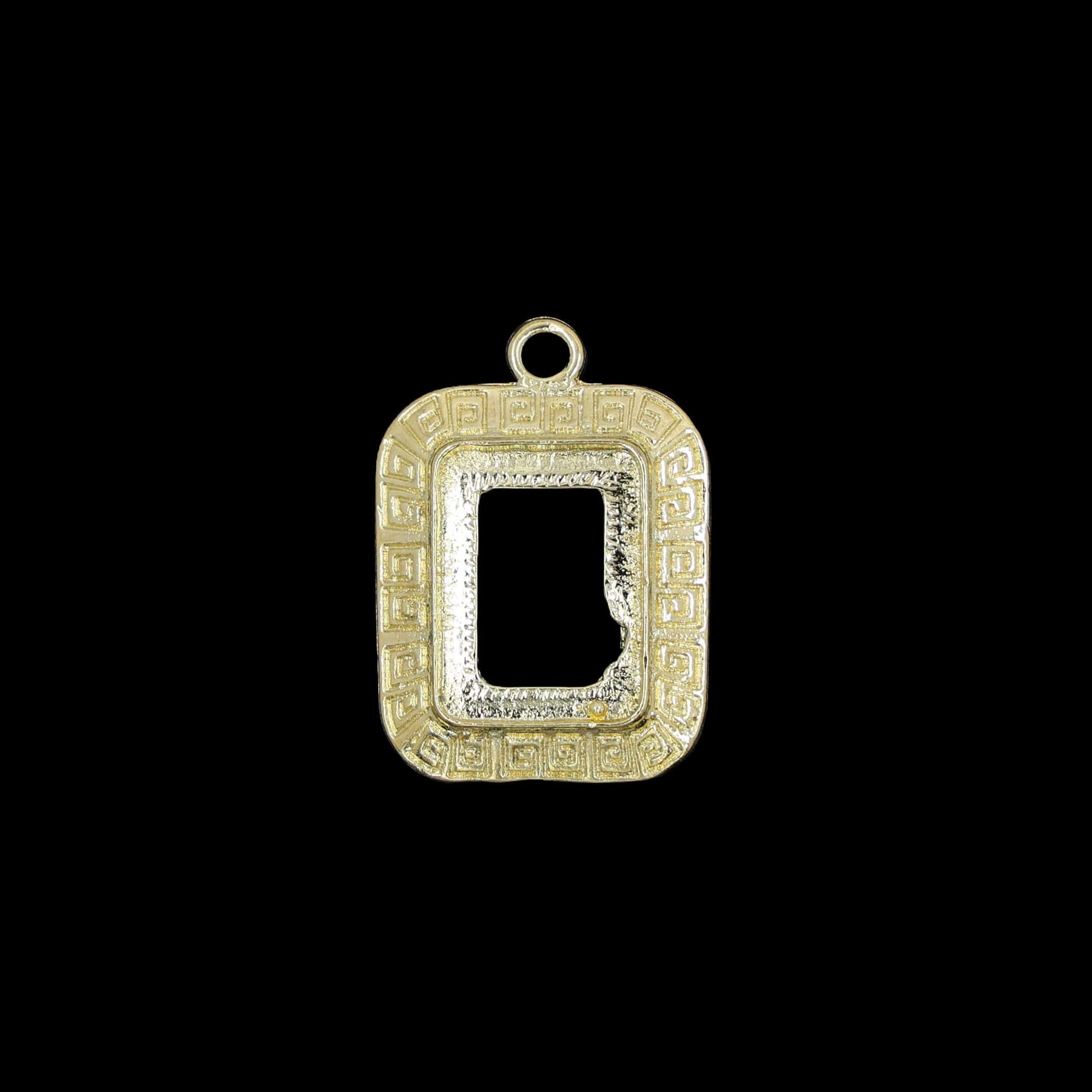 Gold Rectangle Bezels