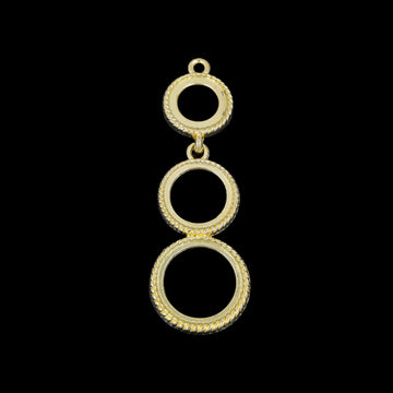 My Store BEZELS Gold Hanging Bezels