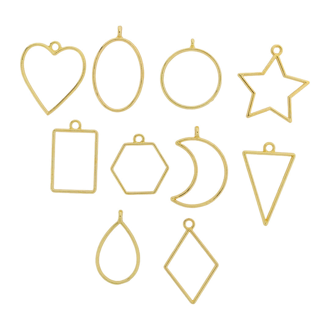 Crafteria Gold 10 In 1 Bezels Set