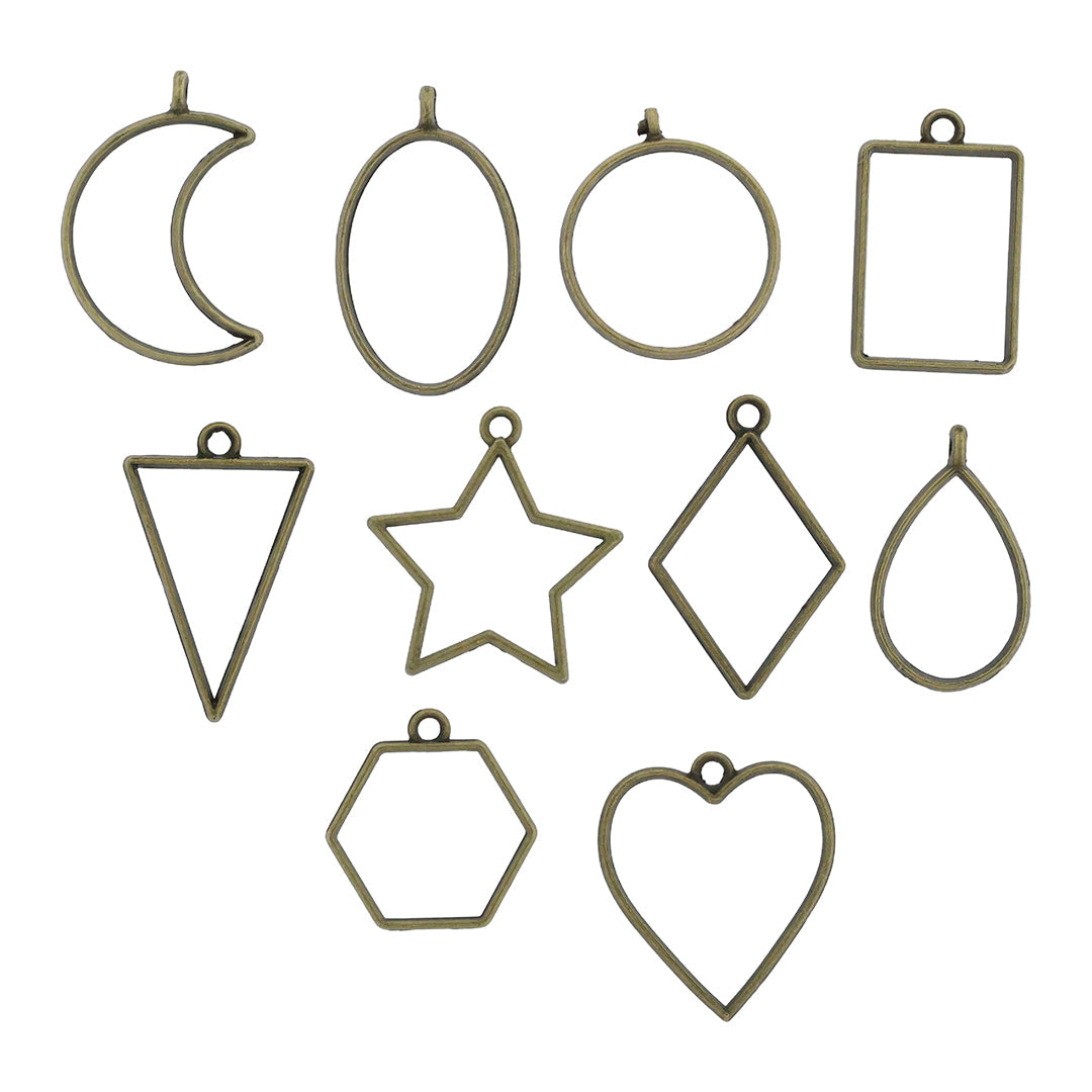 Crafteria Antique 10 In 1 Bezels Set