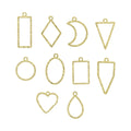 Crafteria Gold 10 In 1 Embossed Bezels Set