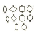 Crafteria Antique 10 In 1 Rakhi Bezels Set