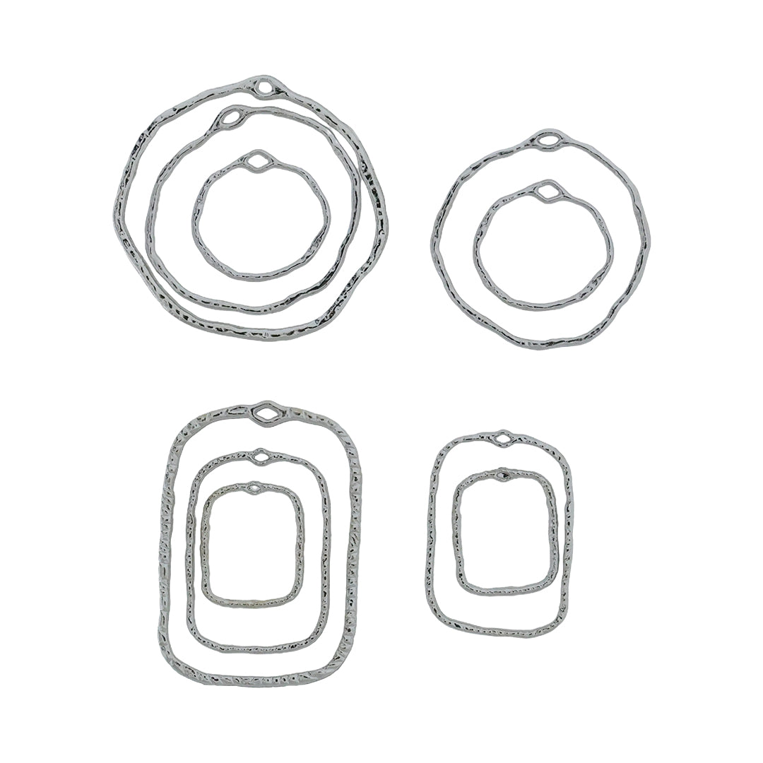 Crafteria Gold 10 In 1 Irragular Design Bezels Set