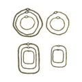 Crafteria Antique 10 In 1 Irragular Design Bezels Set