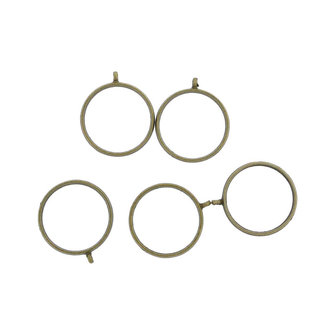 Crafteria Antique 5 In 1 Round Bezels Set