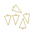 Crafteria Gold 5 In 1 Inverted Triangle Bezels Set