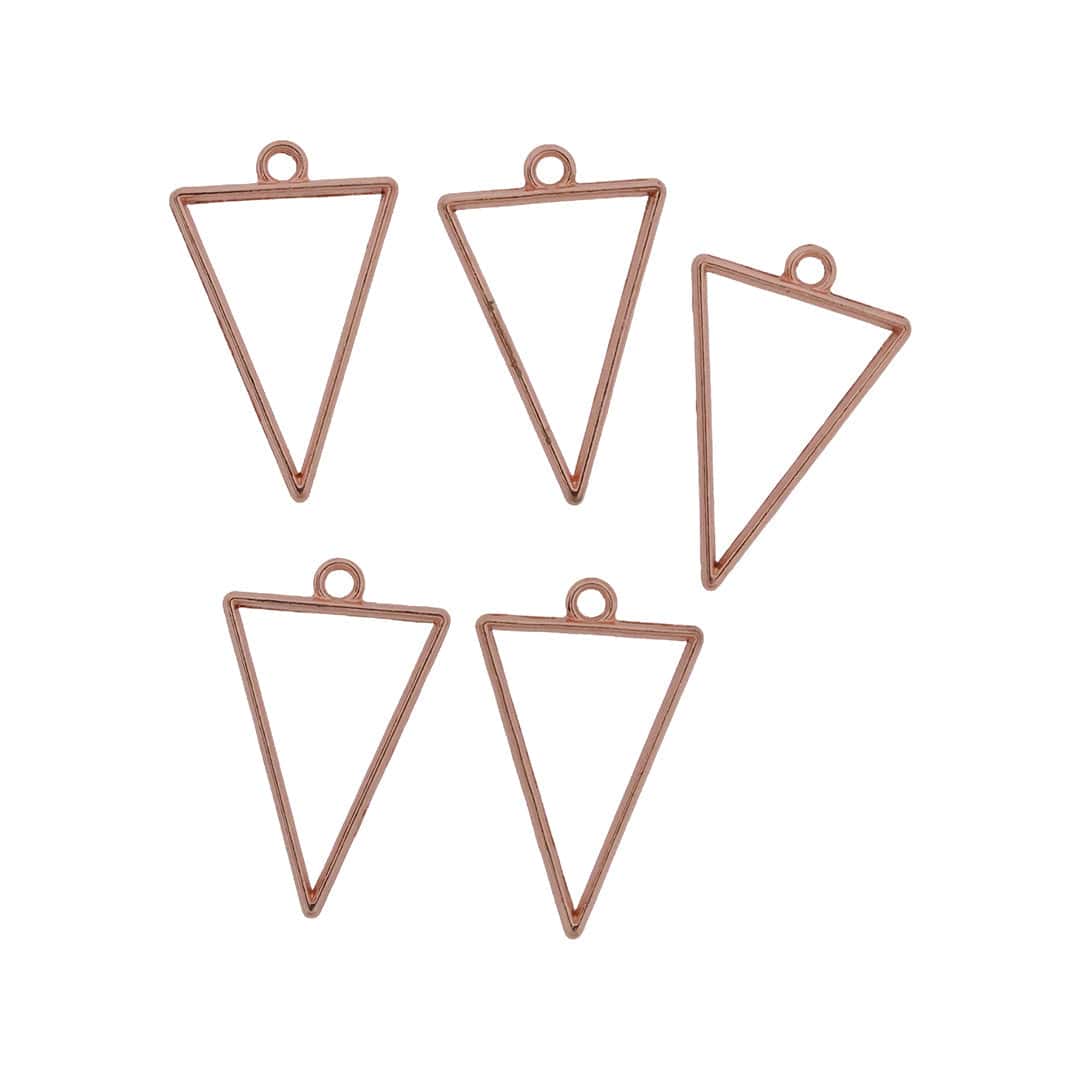 Crafteria Rose Gold 5 In 1 Inverted Triangle Bezels Set