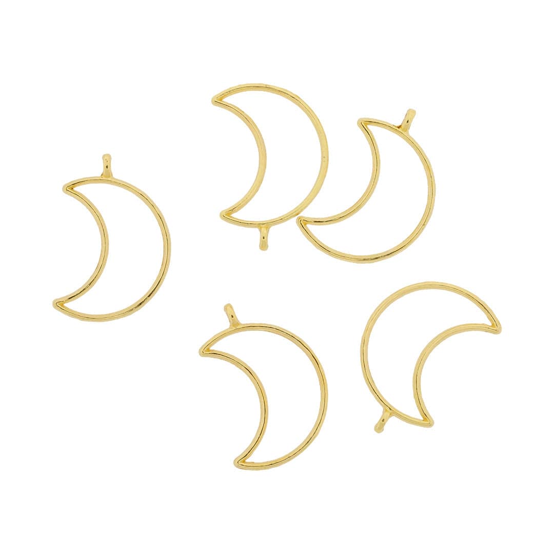 Crafteria Gold 5 In 1 Moon Bezels Set