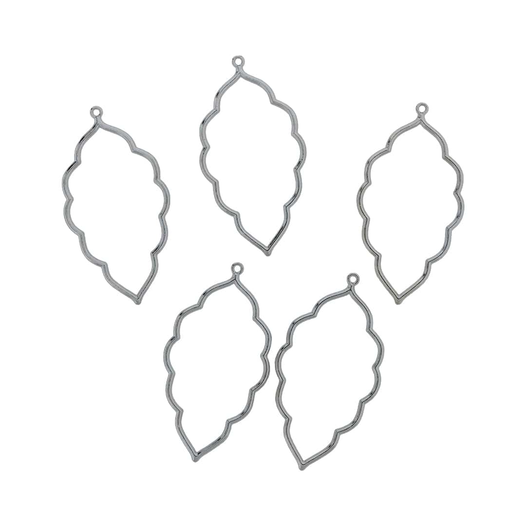 Crafteria Gold 5 In 1 Leaf Bezels Set