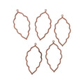 Crafteria Rose Gold 5 In 1 Leaf Bezels Set