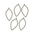 Crafteria Antique 5 In 1 Leaf Bezels Set