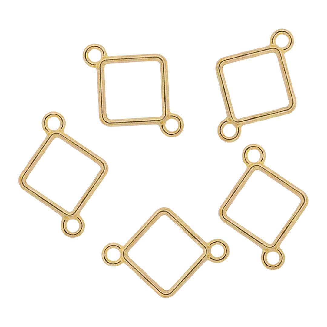 Crafteria 5 In 1 Gold Diamond Rakhi Base Bezel Set
