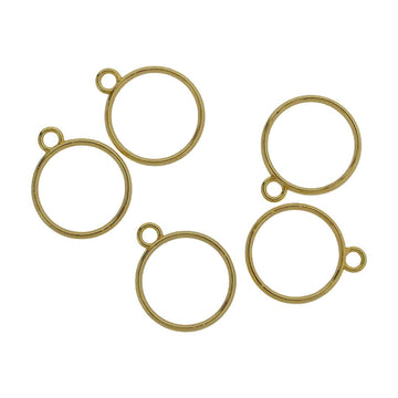 Crafteria 5 In 1 Gold Round Bezel Set
