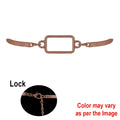 Crafteria Rose Gold 1Pc Rectangle Bracelet Bezels