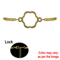 Crafteria Gold 1Pc Flower Bracelet Bezels