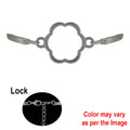 Crafteria Silver 1Pc Flower Bracelet Bezels