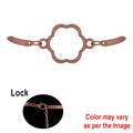 Crafteria Rose Gold 1Pc Flower Bracelet Bezels
