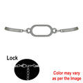 Crafteria Silver 1Pc Oval Bracelet Bezels