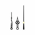 Crafteria BLACK Clock Hands D-30