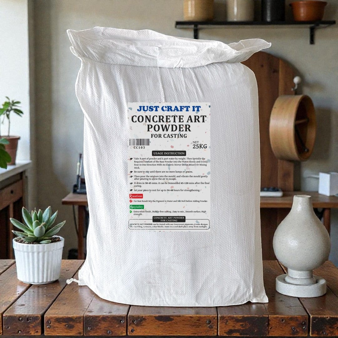 JUST CRAFT IT Concrete Art Powder For Casting 25Kg