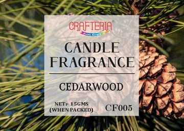 Crafteria Candle Fragrance Cedarwood Candle Fragrance
