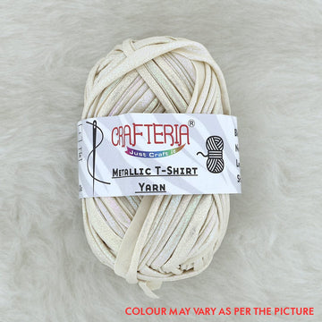 Crafteria White Chameleon T-Shirt Yarn