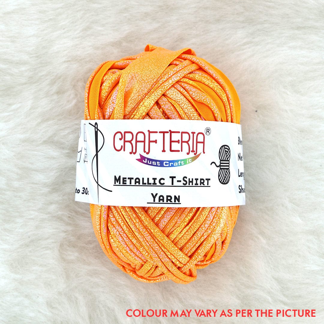 Crafteria Vibrant Orange Chameleon T-Shirt Yarn